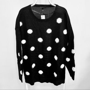 Lane Bryant Polka Dot Sweater